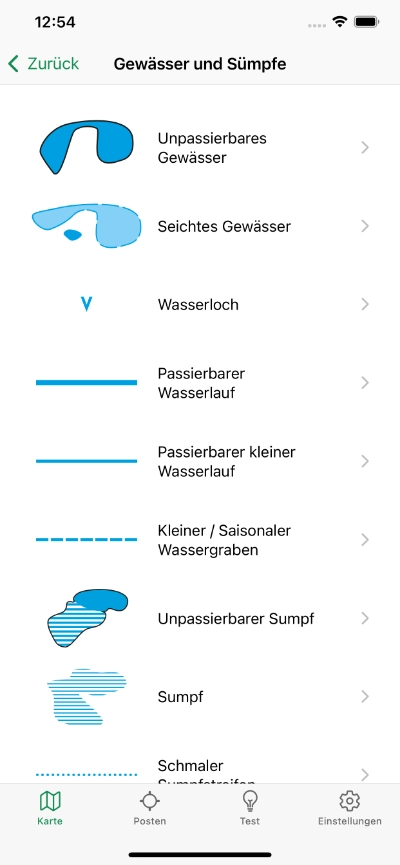Screenshot der App 2