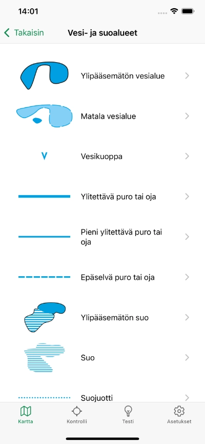 Sovelluksen kuvakaappaus 2