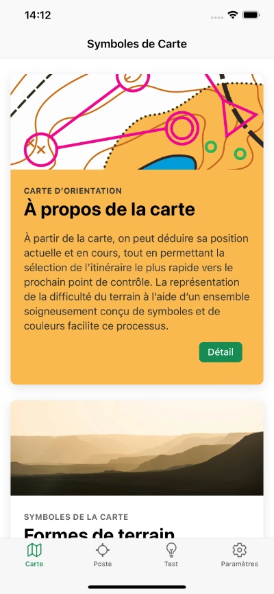 Capture d'écran de l'application 1