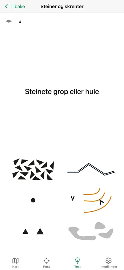 Skjermbilde av appen 6