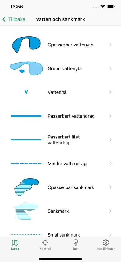 Appskärmbild 2